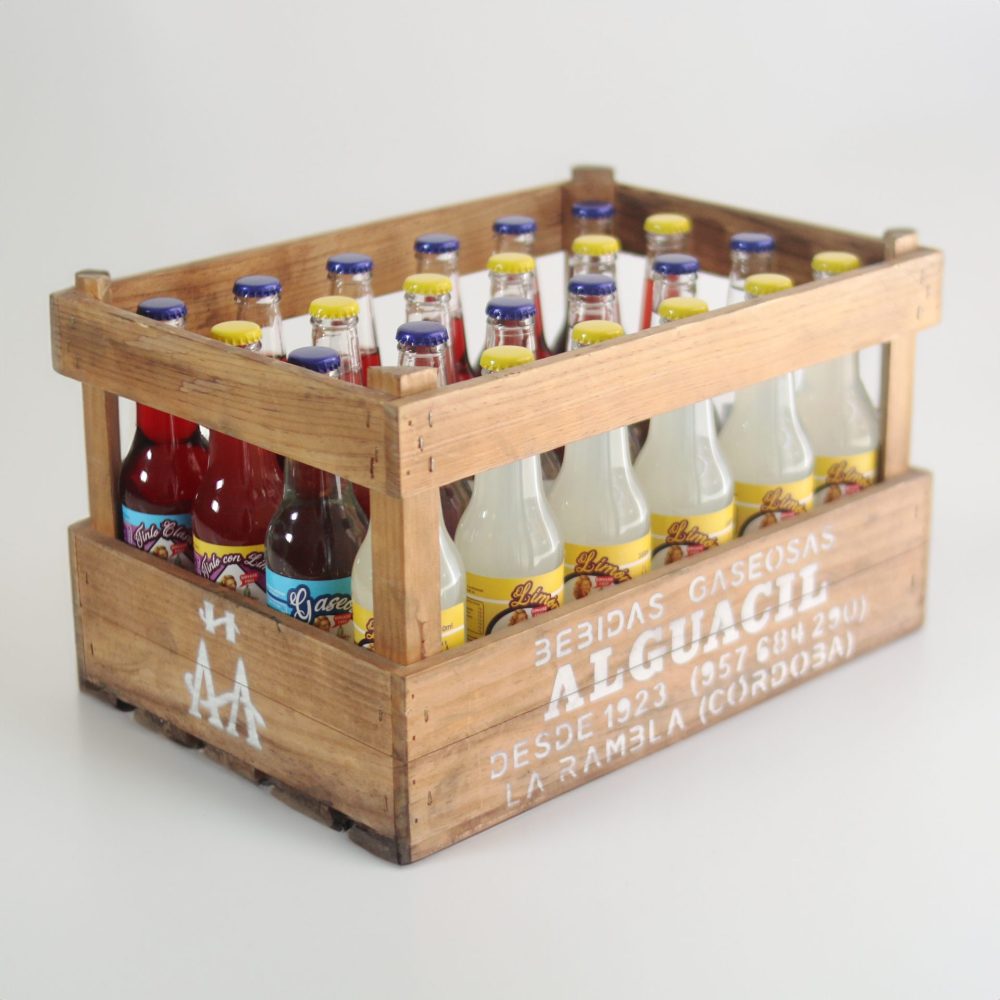 Caja Vintage de Bebidas Alguacil